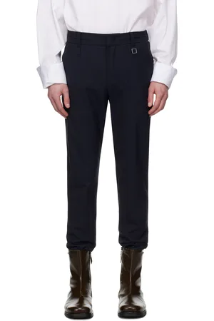 WOOYOUNGMI Navy Drawstring Trousers