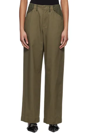 RAG&BONE Khaki Banks Full-Length Trousers