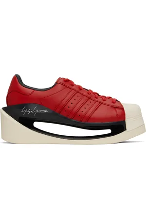 Y-3 Red Gendo Superstar Sneakers