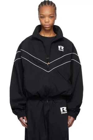 Rhude Black Piping Raglan Track Jacket