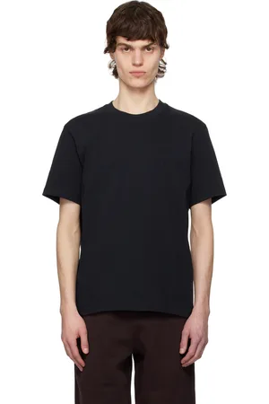 Ami Black Cotton Ami de Coeur T-shirt