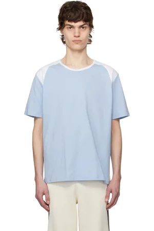 WALES BONNER Blue Dub T-shirt