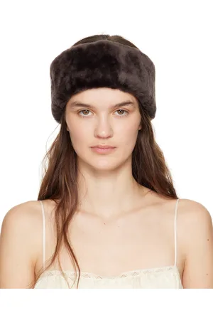 Chloé Brown Shearling Headband