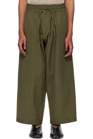 JAN JAN VAN ESSCHE Khaki #86 Trousers
