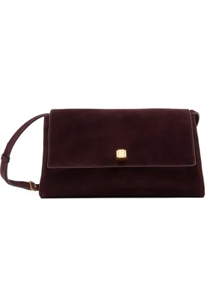 Khaite Burgundy Audrey Crossbody Bag