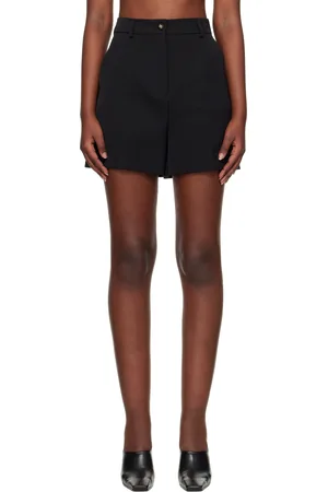 Dolce & Gabbana Black Wool Gabardine Shorts