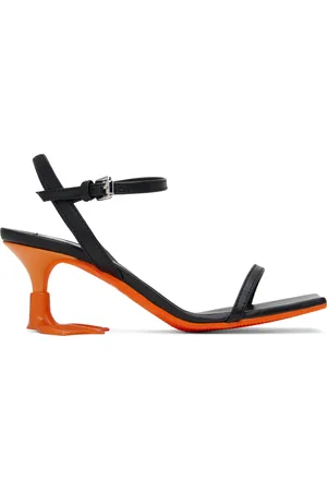 Moschino Black Duck Heeled Sandals