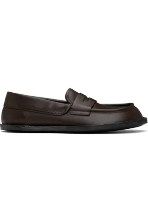 Moschino Brown Desert College Loafers