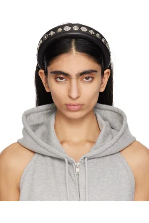 TOGA PULLA Black 1 Faux-Leather Headband