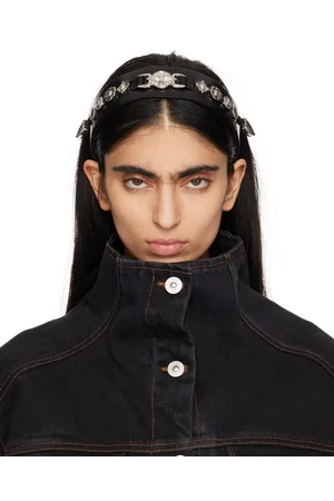 TOGA PULLA Black 2 Leather Headband
