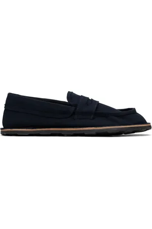 Moschino Navy Desert College Loafers