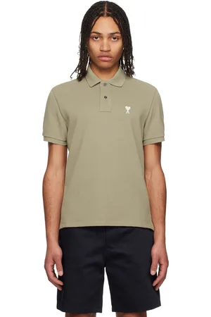Ami Tan Cotton Ami de Coeur Polo