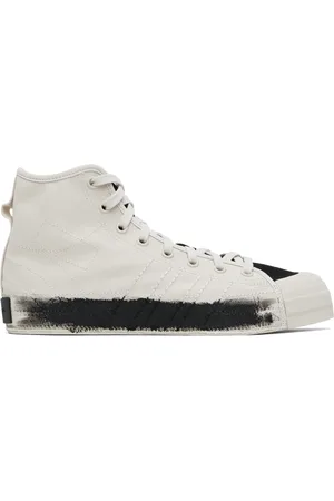 Y-3 Off-White & Black Nizza Hi Sneakers