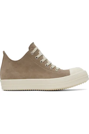 Rick Owens Taupe Hollywood Low Sneakers