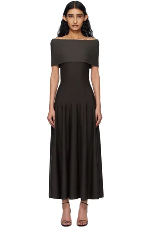 Khaite Gray Ava Maxi Dress