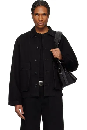 LEMAIRE Black Boxy Denim Jacket