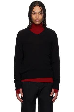 Auralee Summer Cashmere Knit V-Neck Sweater