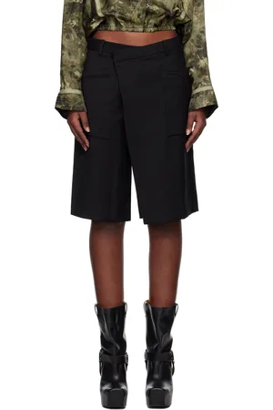 R13 Crossover Knee-Length Shorts