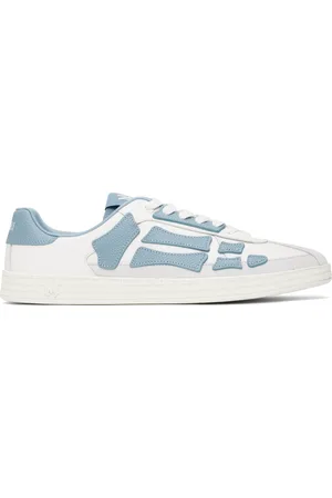 AMIRI Blue & White Pacific Bones Sneakers