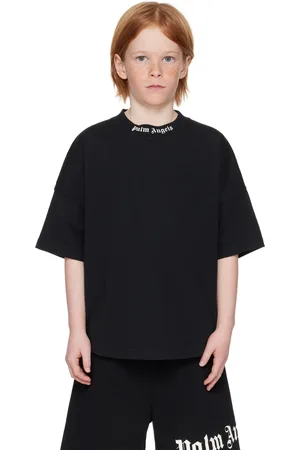 Palm Angels Kids Black Logo Block T-shirt