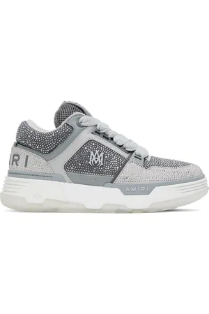 AMIRI Gray Crystal MA-1 Sneakers