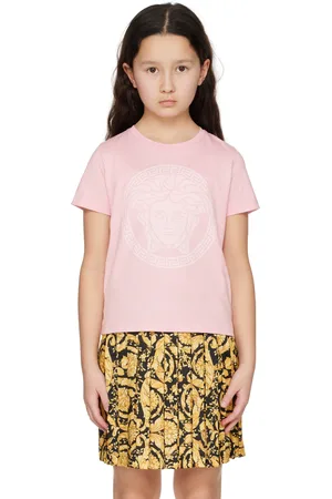 VERSACE Kids Pink Medusa T-shirt