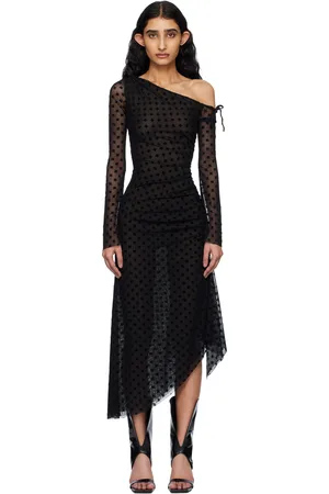 MISBHV Monogram Dropped Shoulder Midi Dress