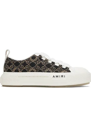 AMIRI White & MA Quad Jacquard Court Sneakers