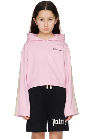 Palm Angels Kids Pink Track Hoodie