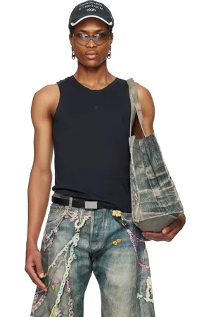 Acne Studios Black Jersey Tank Top