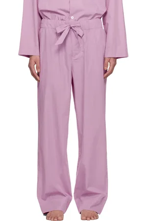 Tekla Purple Poplin Pyjama Pants