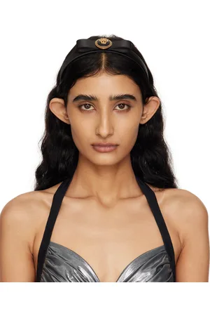 VERSACE Black Gianni Ribbon Headband