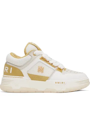 AMIRI White & Yellow MA-1 Sneakers