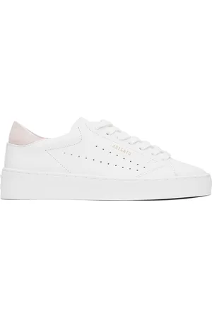 Axel Arigato White & Pink Court Sneakers