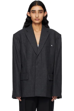 Helmut Lang Gray Driver Blazer