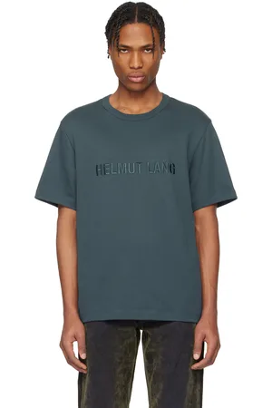 Helmut Lang Blue Logo T-shirt