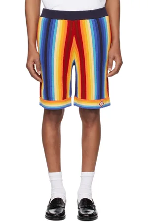 Casablanca Multicolor Gradient Stripe Towelling Shorts