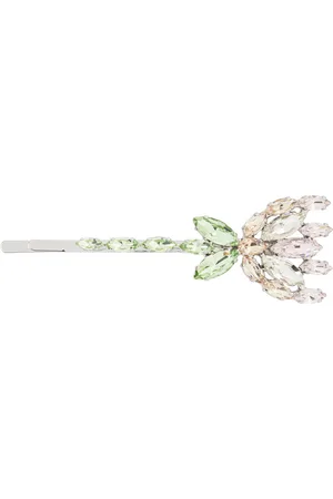 Simone Rocha Silver & Pink Carnation Hair Clip