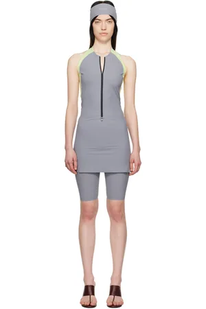 JOHANNA PARV Gray & Green Sprint Jumpsuit
