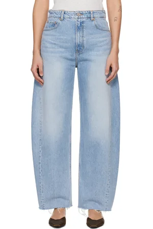 Recto Blue 90s High-Rise Curved Leg Jeans