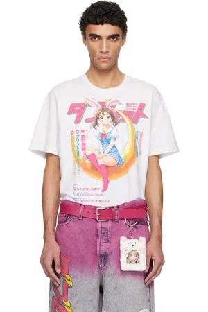 DOUBLET White Anime Print T-shirt