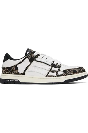 AMIRI & White MA Quad Skel Top Low Sneakers