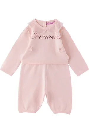 MISS BLUMARINE Baby Pink Sweater & Lounge Pants