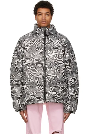 Vetements Black & White Zebra Down Jacket