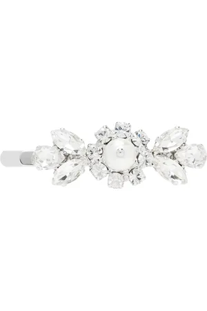 Simone Rocha Silver Mini Daisy Floret Hair Clip