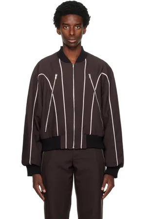 Kennel & Schmenger Brown Zip Bomber Jacket