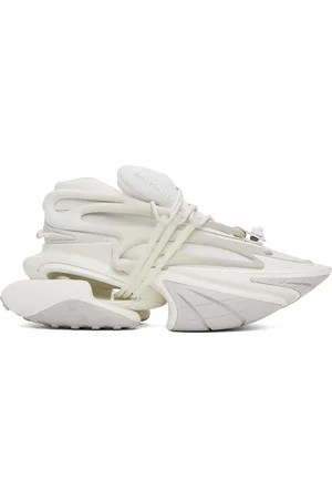 Balmain White Unicorn Sneakers
