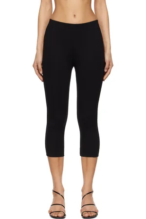 RAG&BONE Black Simone Ponte Capri Trousers