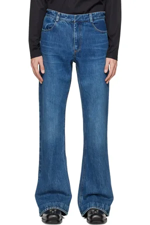 AARON ESH Blue Puddle Jeans
