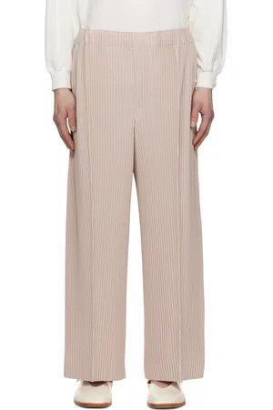 Issey Miyake Beige Monthly Color February Trousers